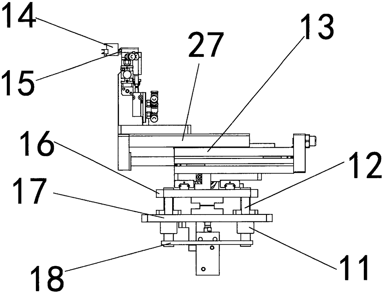 Pin plugging device for separating pins