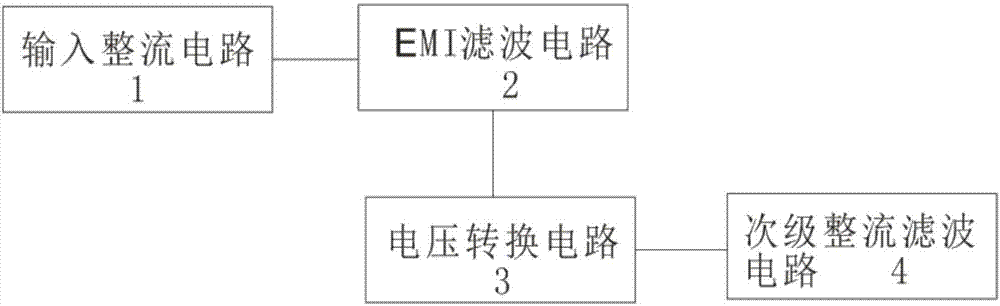 Y-free common-mode-free high-energy-efficiency power circuit