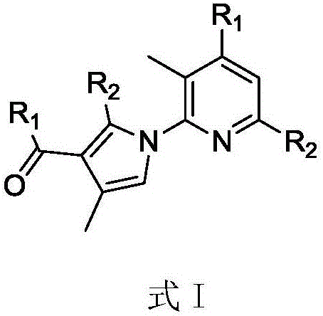 Multi-substituted 2-pyrrole pyridine derivatives and preparation method thereof