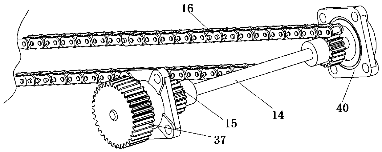 Steel tube fixed-distance movement device