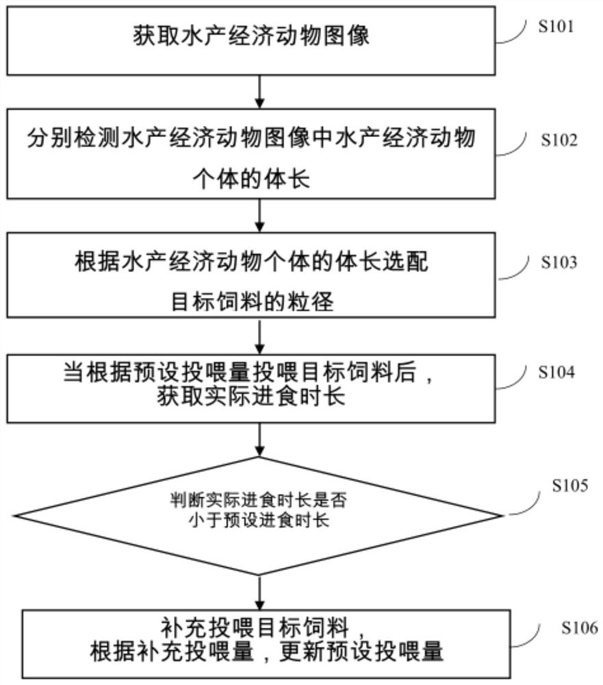 Aquaculture feeding method, terminal equipment and readable storage medium