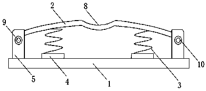 Brake device suitable for bearing refractory brick kiln car