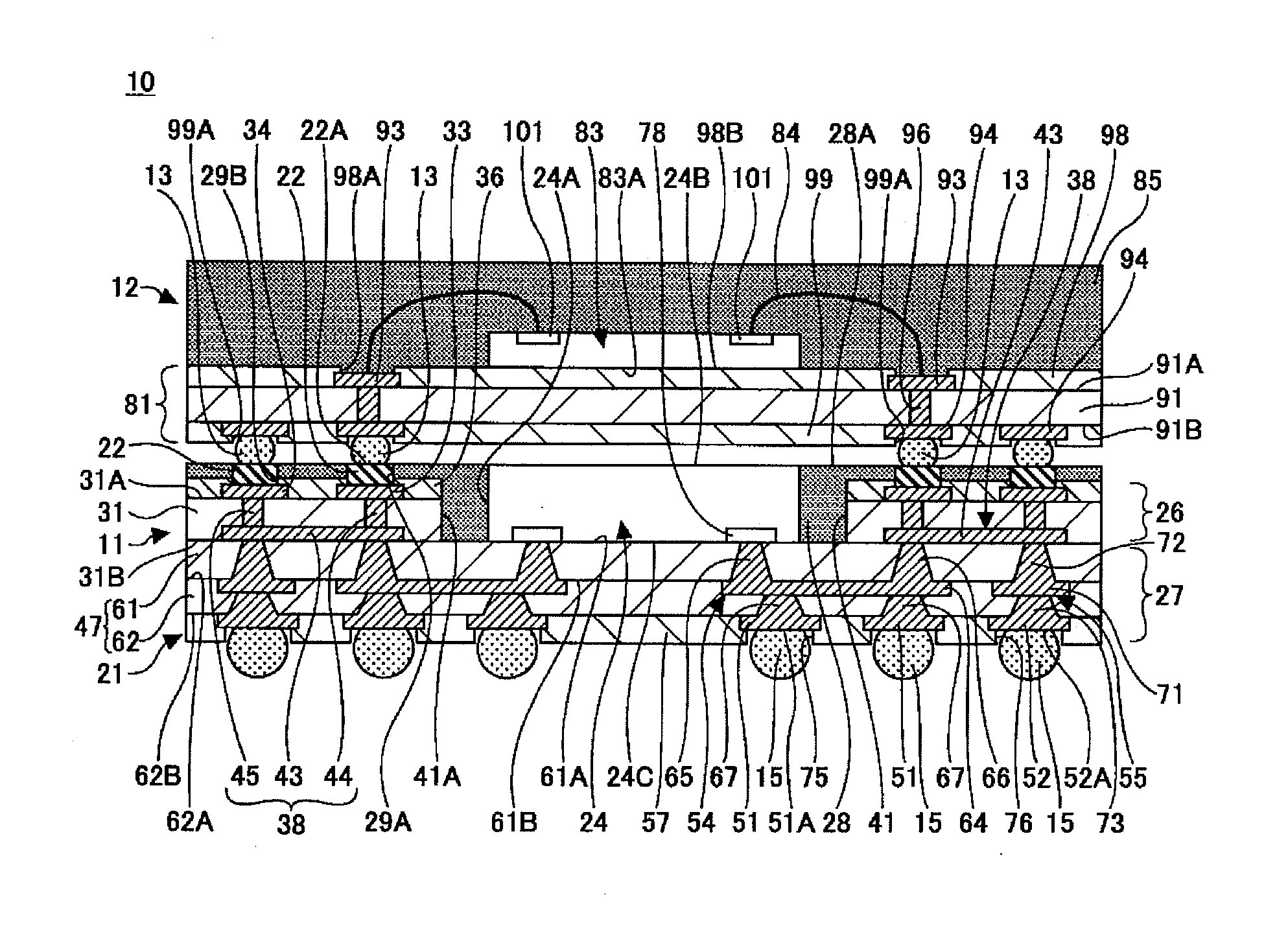 Semiconductor device and method of manufacturing the same, and electronic apparatus