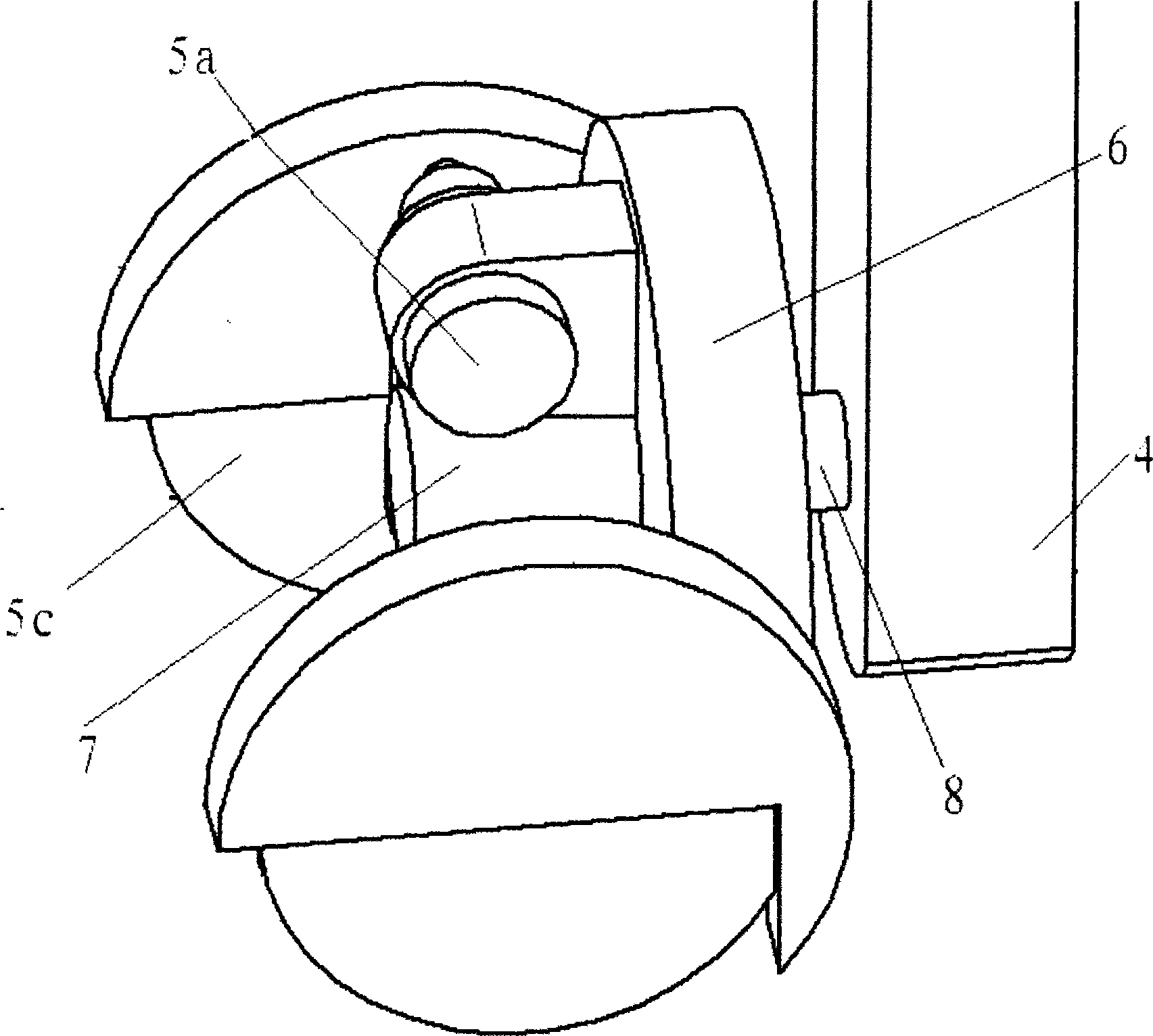 Computer numerical control special-shaped stone cutting machine