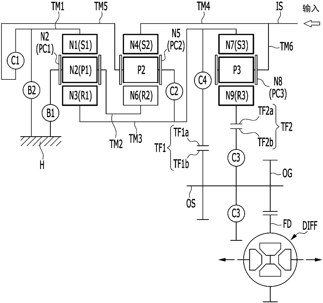 Planetary gear train of automatic transmission for vehicle