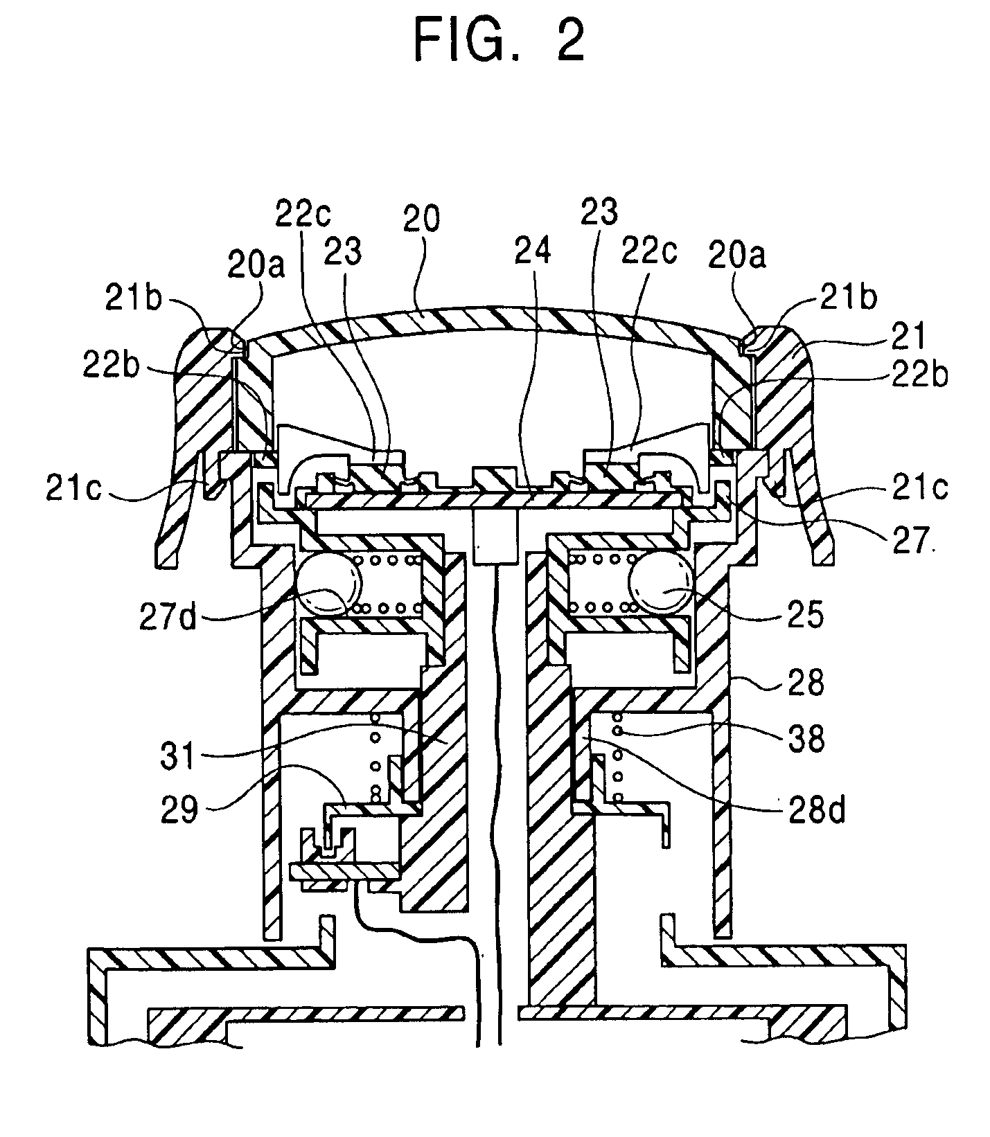 Rotary push switch device