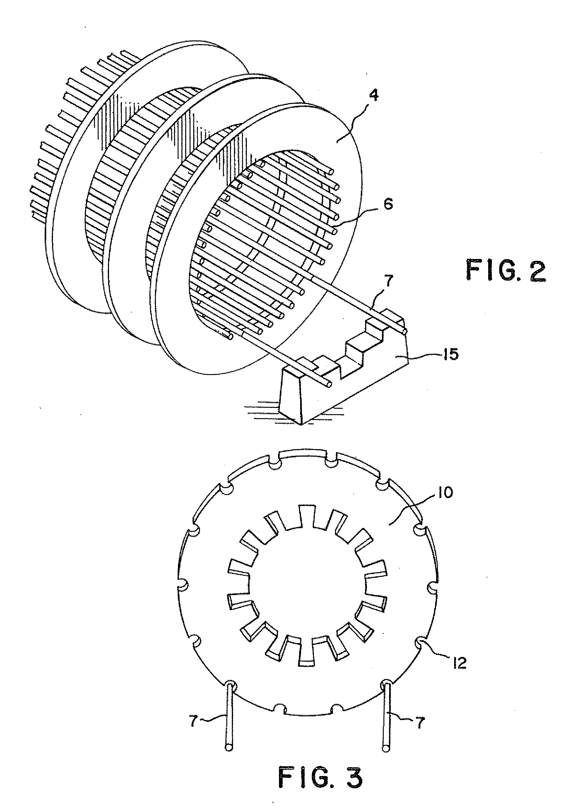 Horizontal Assembly of Stator Core Using Keybar Extensions