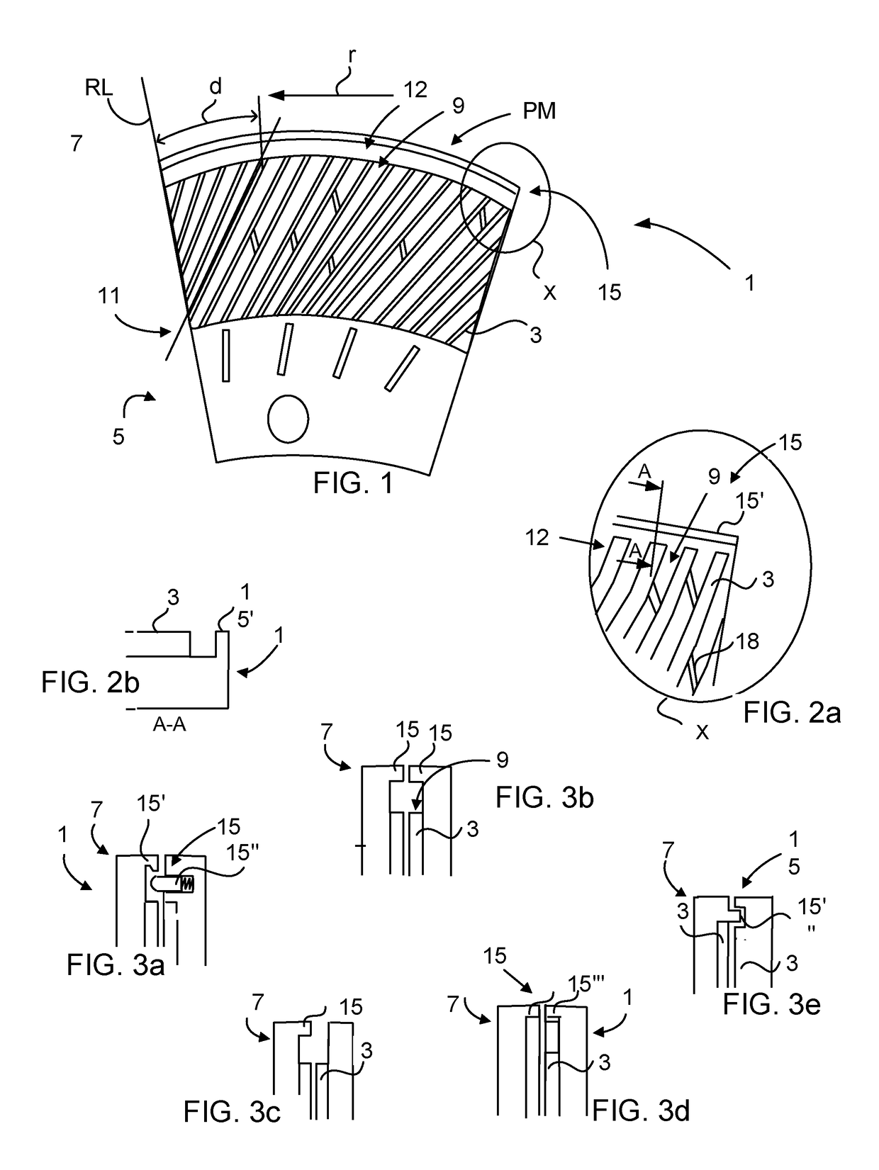 A refiner apparatus and a method for refining cellulosic material