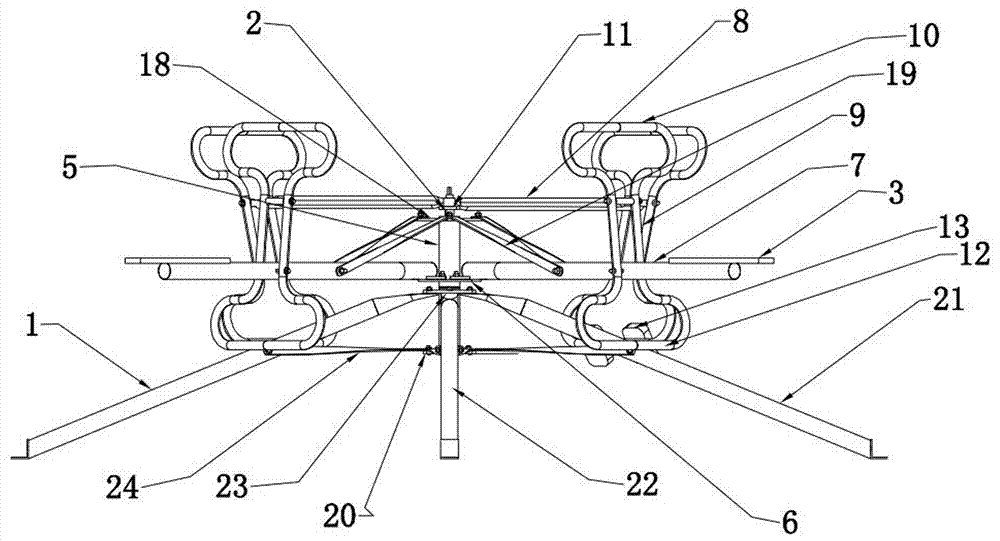 Safe automatic-rotation swivel chair