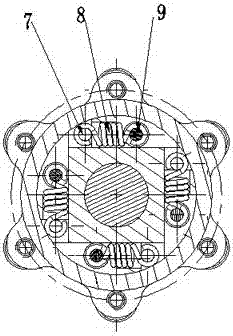 A kind of overrunning clutch with speed control power master-slave commutation