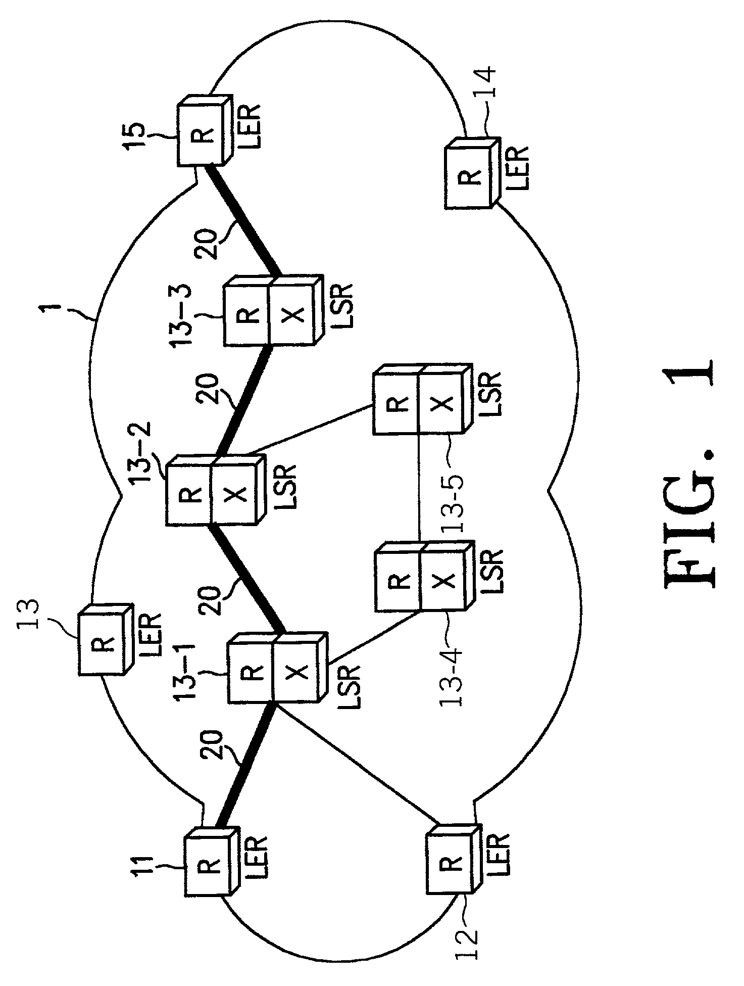 Data structure for implementation of traffic engineering function in multiprotocol label switching system and storage medium for storing the same