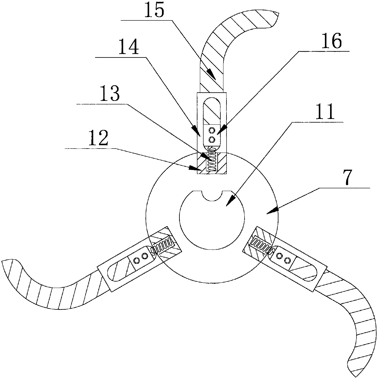 Rotary-type earth breaking mechanism of rotary cultivator