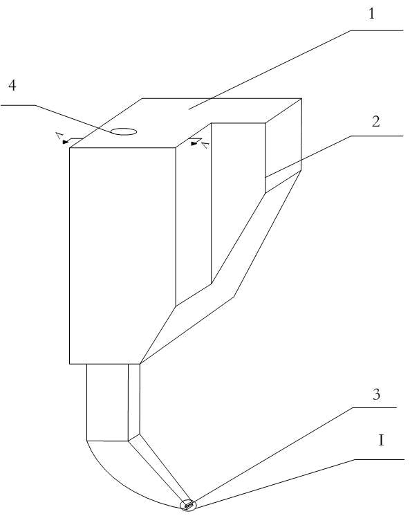 Glue-extruding device for autosizing flanging machine