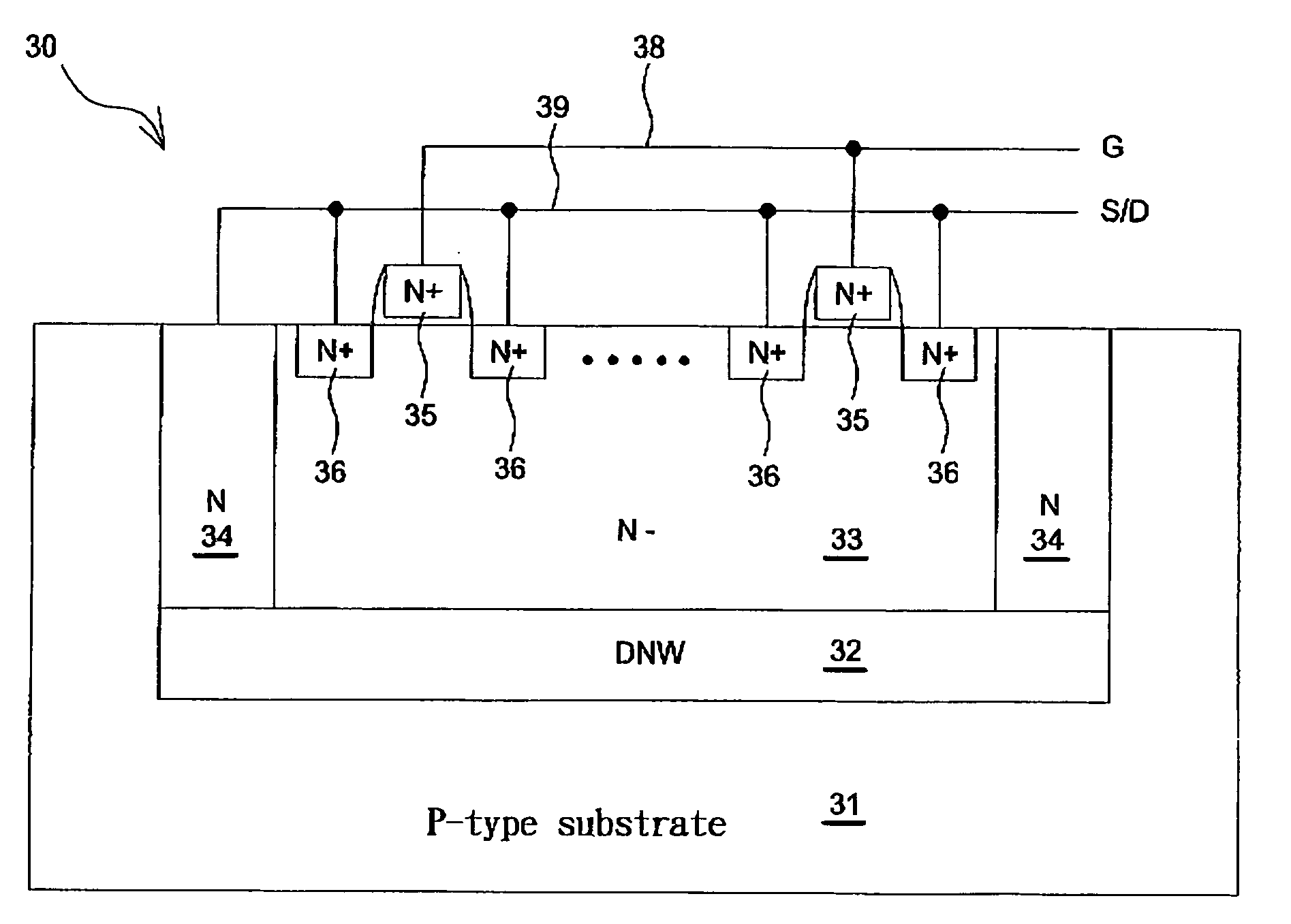Metal oxide semiconductor (MOS) varactor