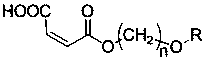 Maleate monomers used for preparing pour depressant components
