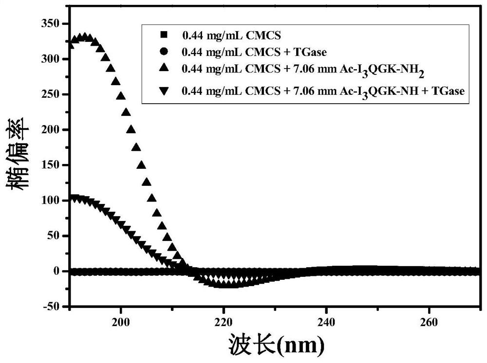 Composite nanohemostatic material based on natural polysaccharide/short peptide and its preparation method