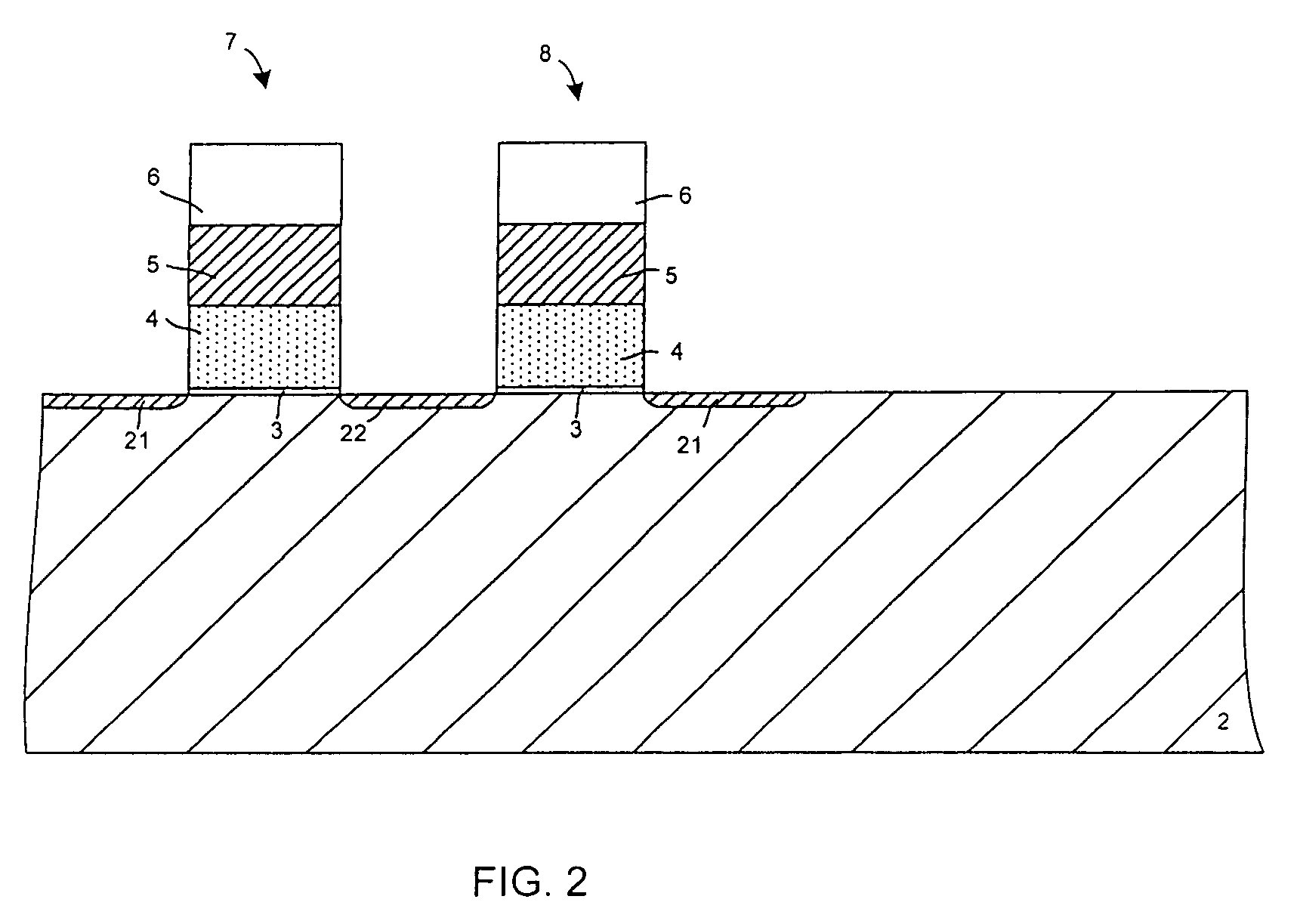Process for forming CMOS devices using removable spacers