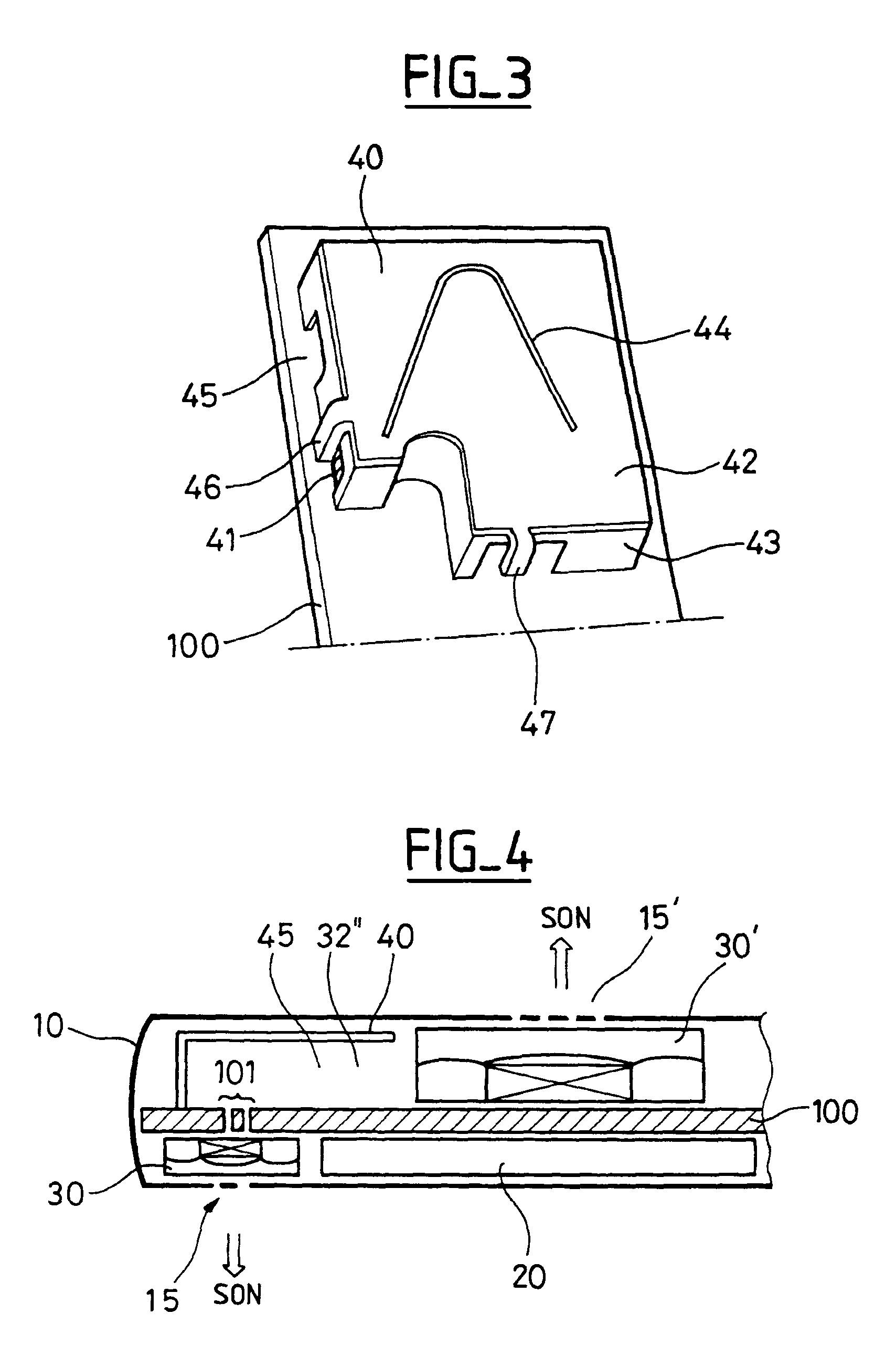 Structural arrangement for a radio communication terminal incorporating a loudspeaker and an earpiece