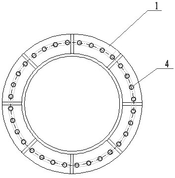 PHC anchor pile head reinforcing method for static load test of offshore high-pile wharf pile foundation