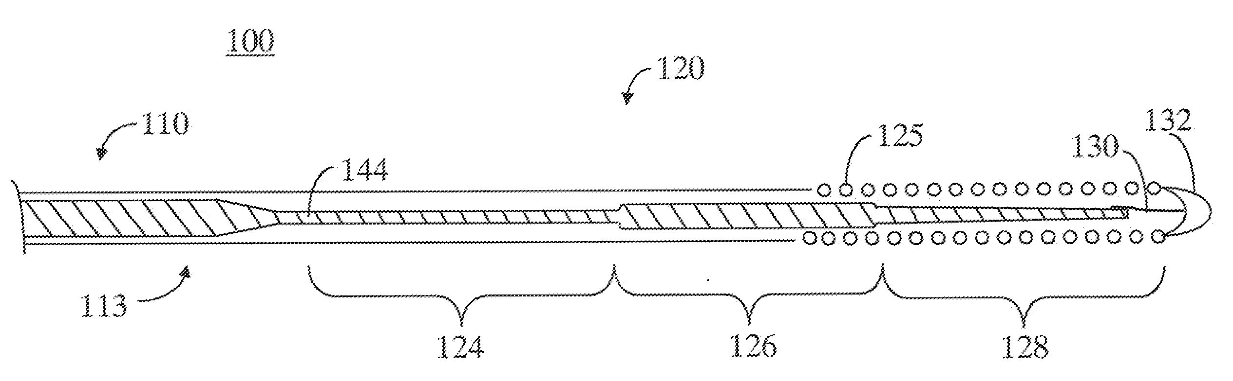 Method of using a guidewire with stiffened distal section