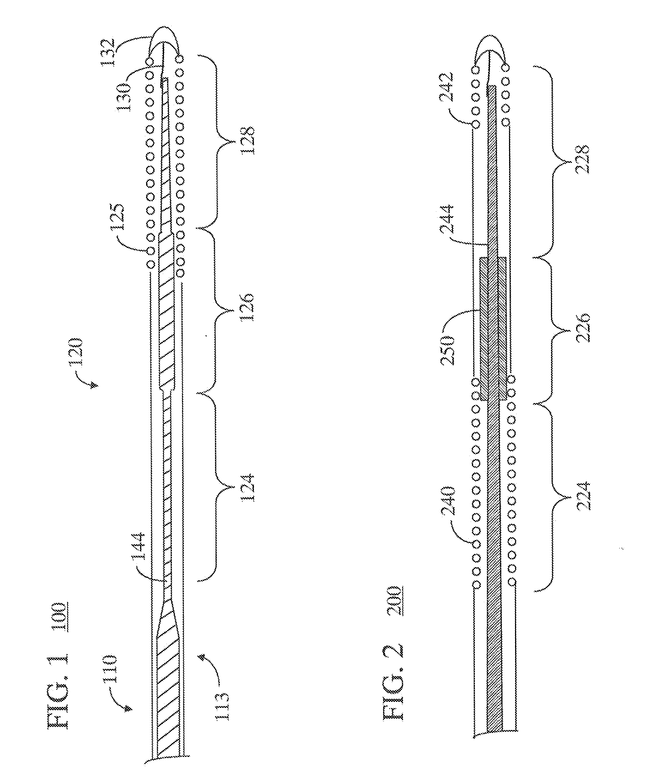 Method of using a guidewire with stiffened distal section