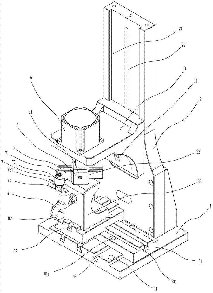 Device for detecting service life of valve core of water nozzle