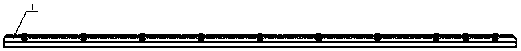 Insulated roller profile guide rail assembly