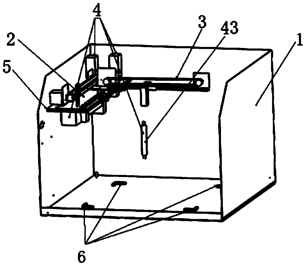 Automatic sample feeding device for detecting chemical oxygen demand of water quality