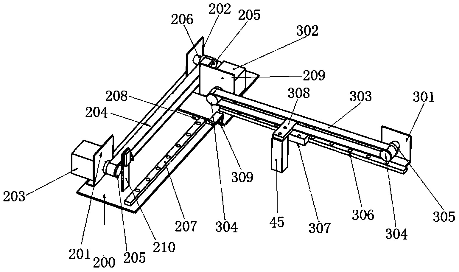Automatic sample feeding device for detecting chemical oxygen demand of water quality