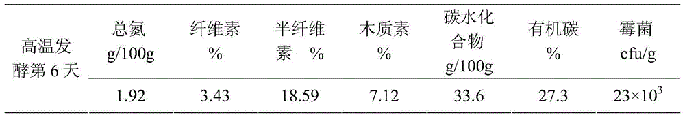 Method for making fungus chaff feed raw material by adopting two-stage fermentation method