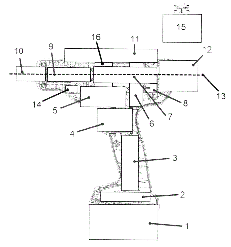 Rivet installation tool having automatic riveting core guiding out mechanism