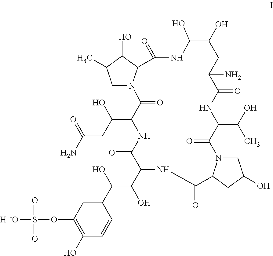 Process for purifying cyclolipopeptide compounds or the salts thereof