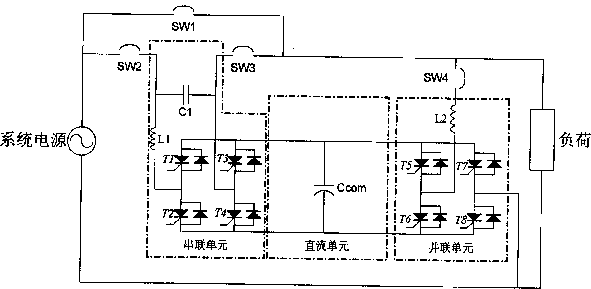 Unified electric energy quality controller