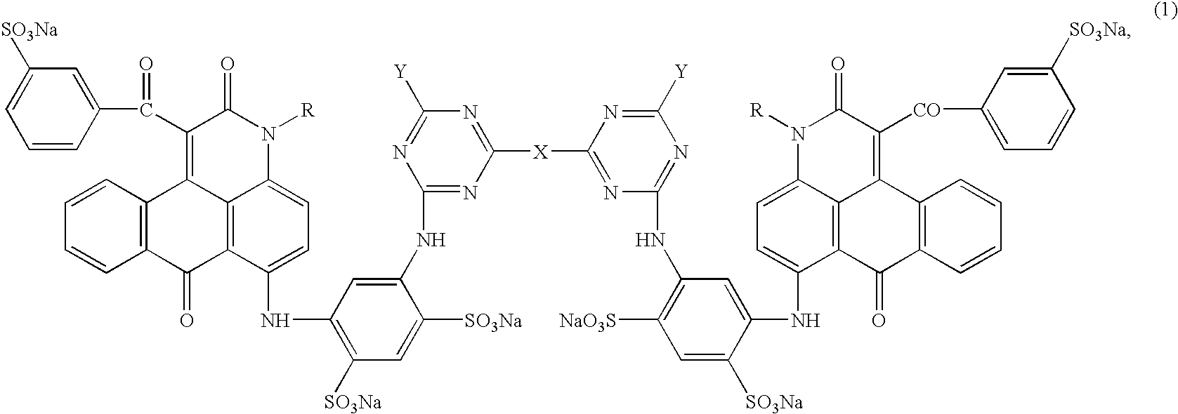 Anthrapyridone compounds, water-base magenta ink compositions and method of ink-jet recording