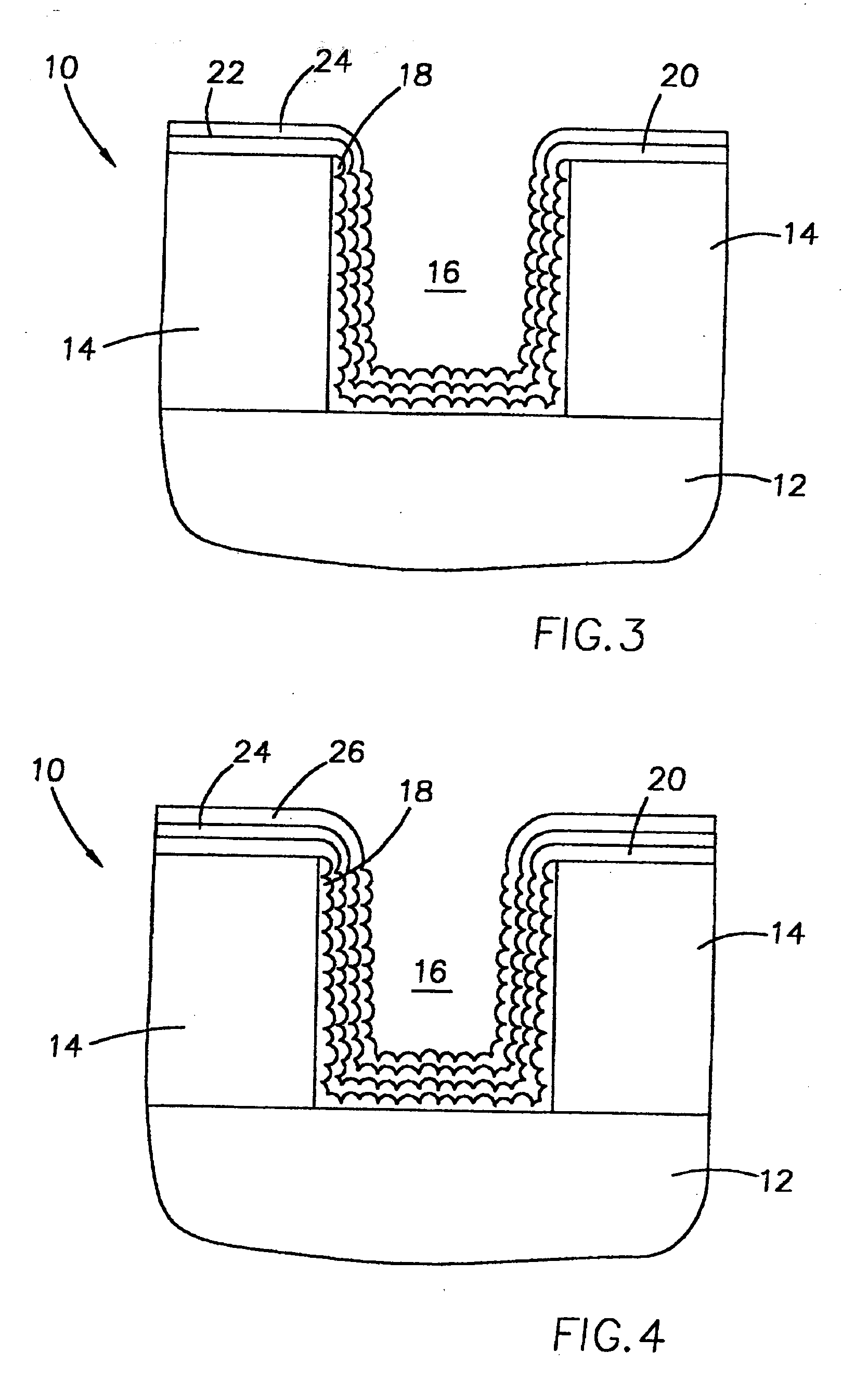 Method of improved high K dielectric - polysilicon interface for CMOS devices