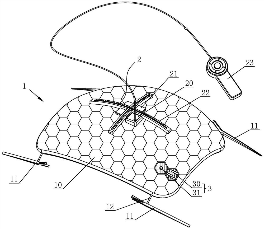 Head position real-time monitoring device