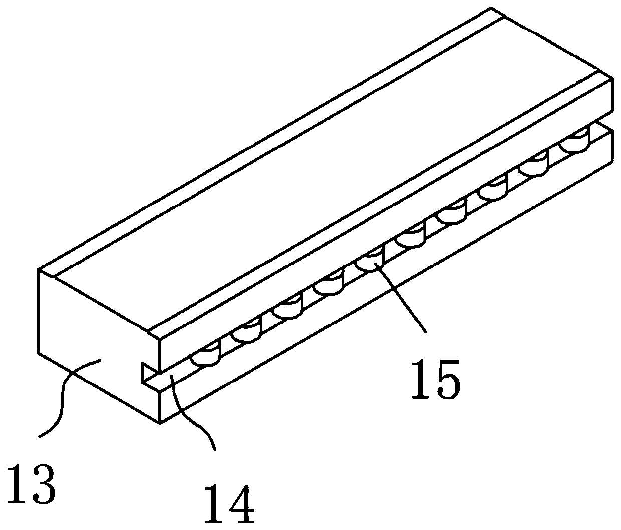 A low calorific value high-strength cable support and its preparation method