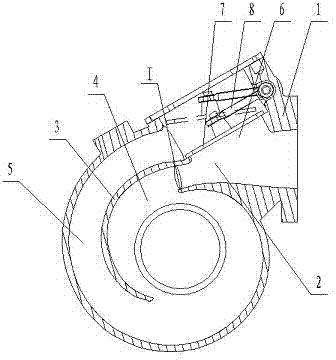 Variable geometry volute device