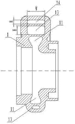 Variable geometry volute device