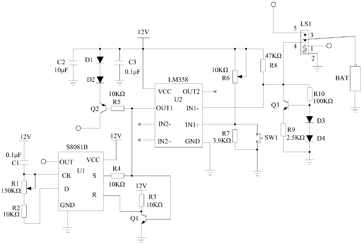 Battery charging detection and timing control system