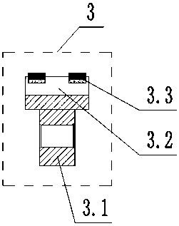 Double-V-shaped floating self-aligning supporting structure and machining method of supporting block in double-V-shaped floating self-aligning supporting structure
