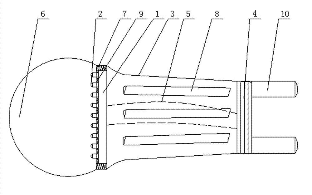 Improved light-emitting diode lighting lamp