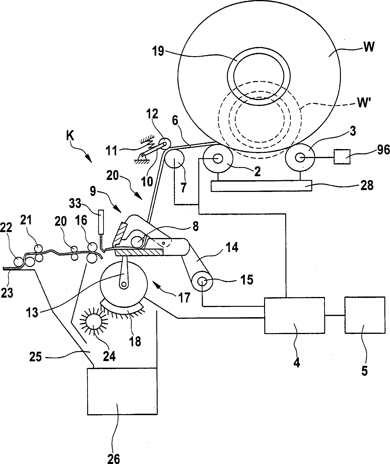 Apparatus on a combing machine for monitoring the noil percentage