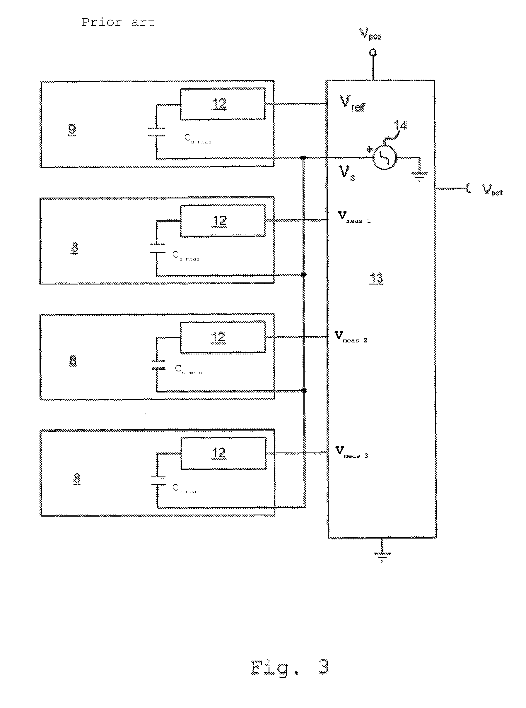 System for measuring a physical variable