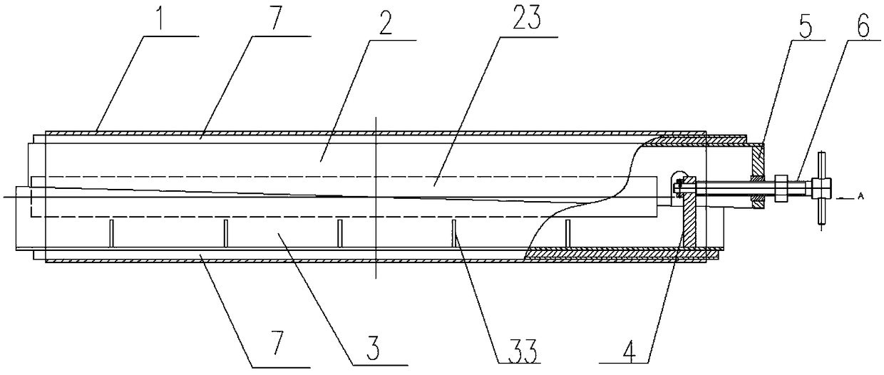 Anti-deformation device used for welding of support leg