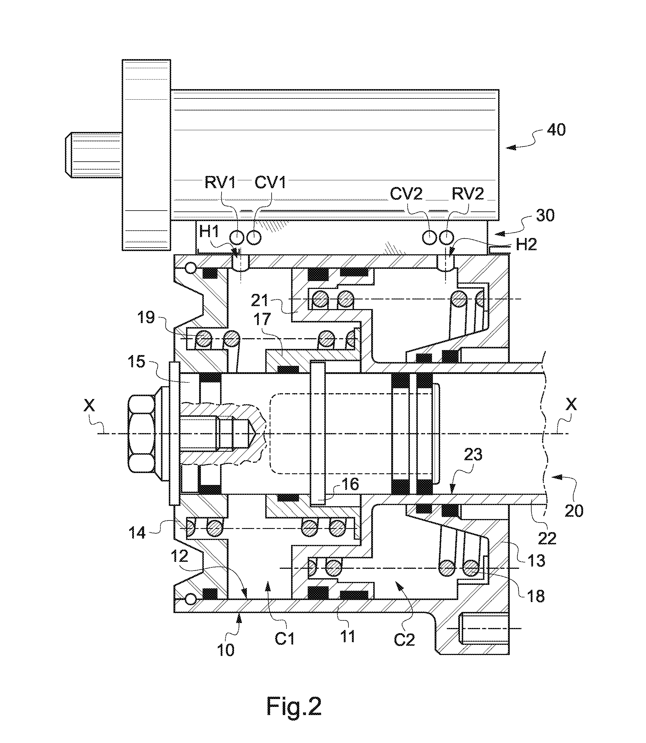 Hydraulic shimmy damper for aircraft landing gear