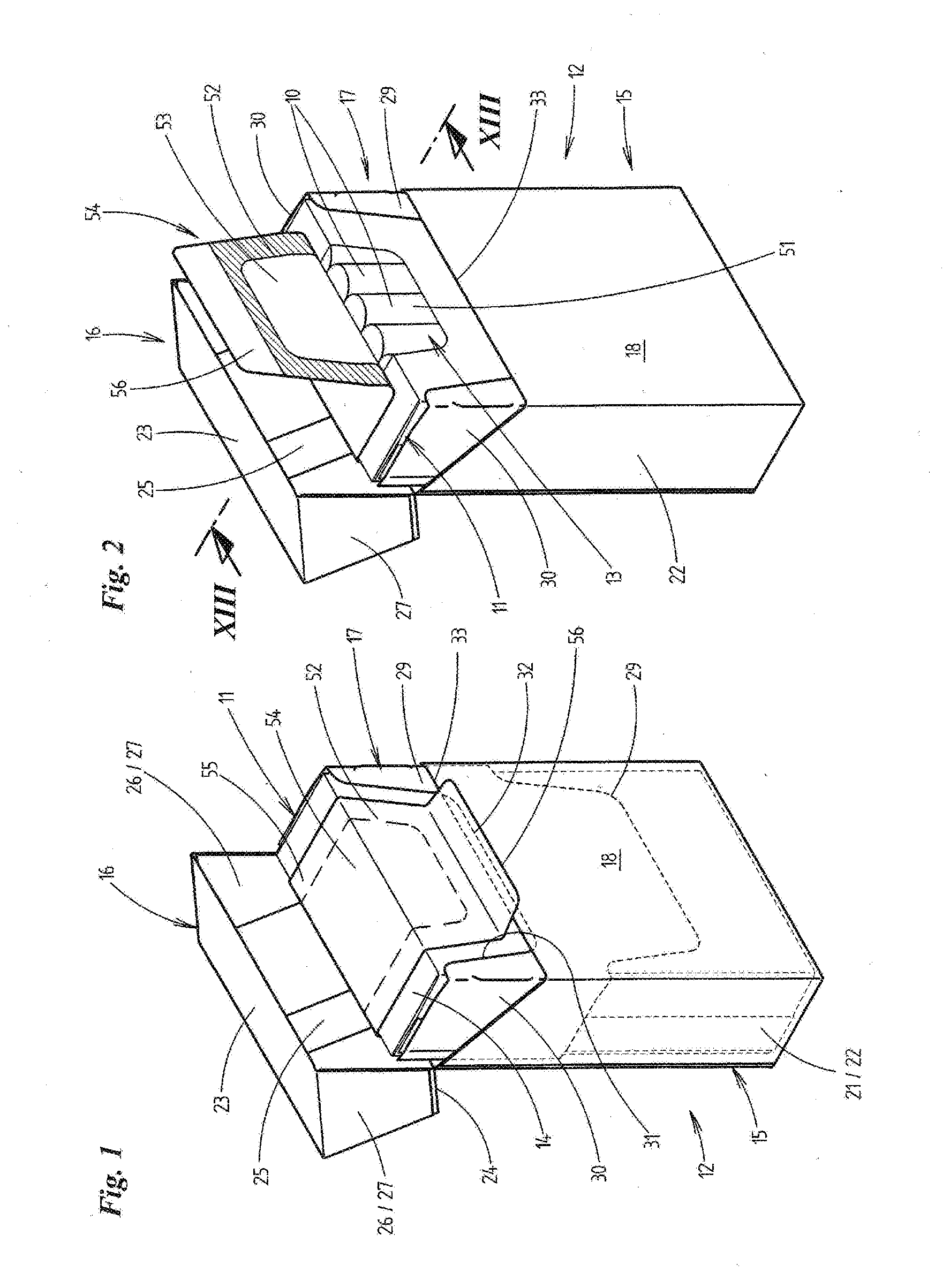 Method for producing a package for cigarettes