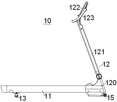 Cushioning and damping device of treadmill