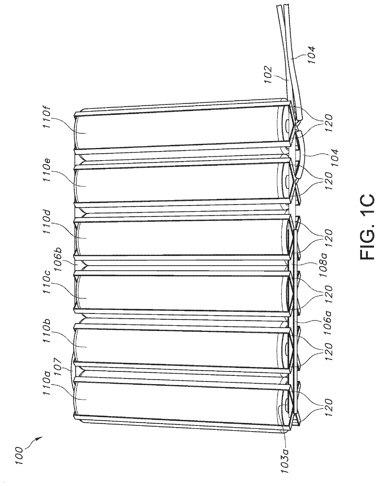 Battery pack with reduced magnetic field emission