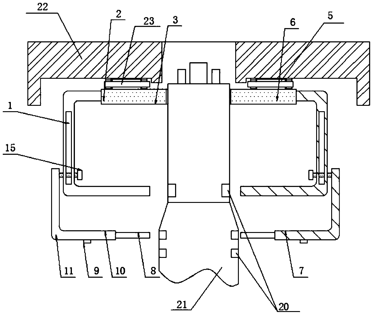 A new energy vehicle charging locking device